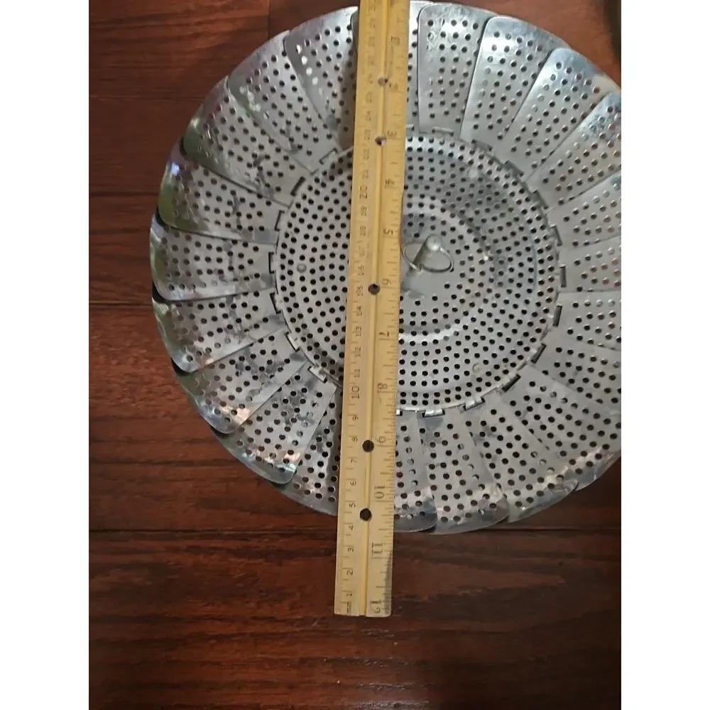 Vintage Cook Time Colander Stainless Steel 11
